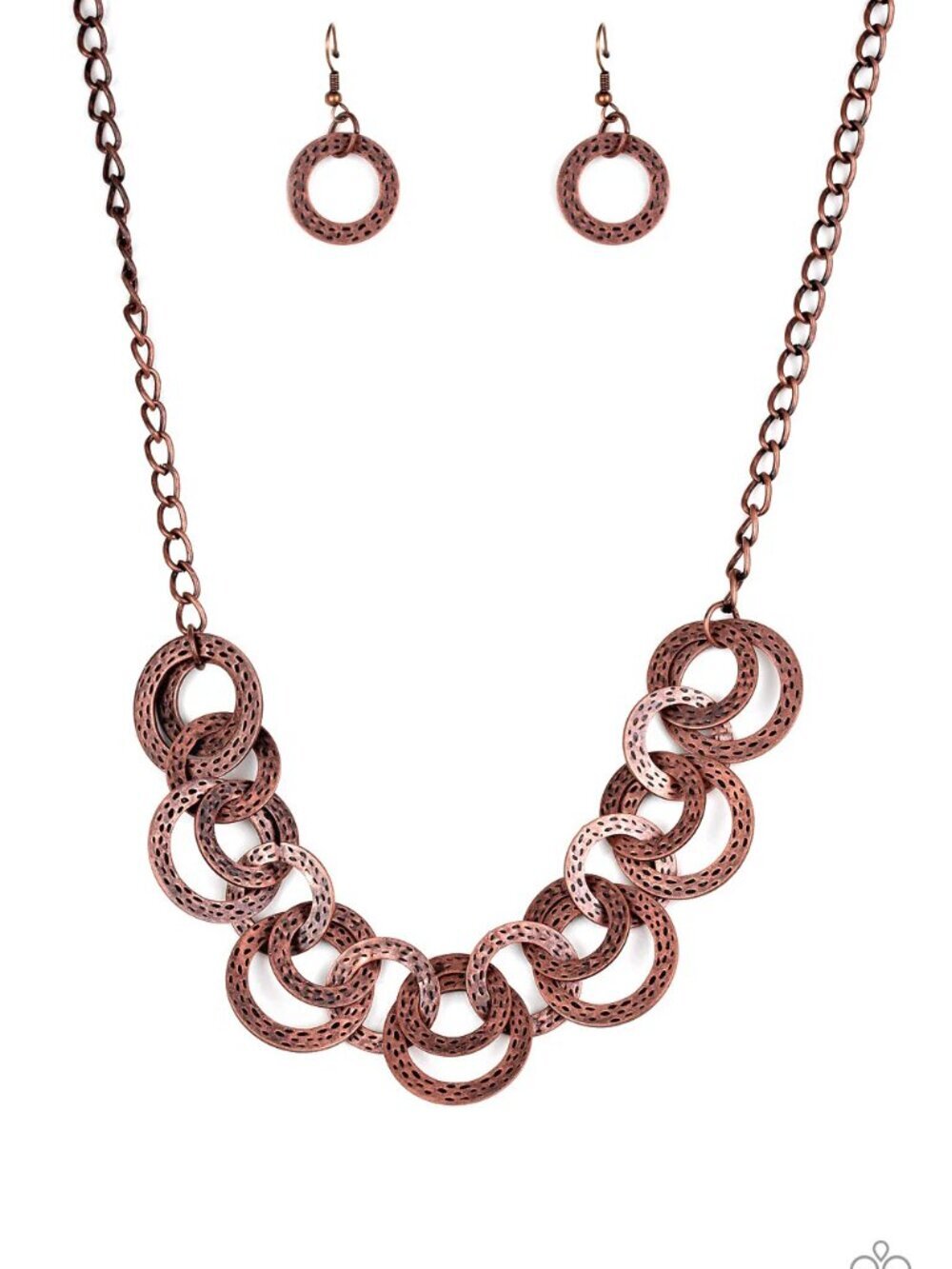 Paparazzi Jewelry Accessories - Treasure Tease - Copper Necklace - Vintage - Picture 2 of 6